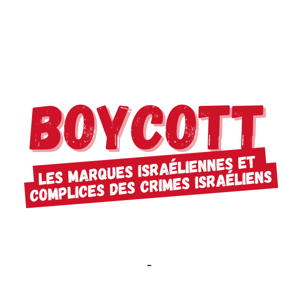 Visuel de la campagne boycott